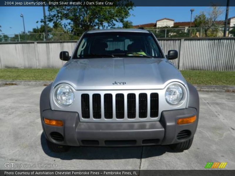 Bright Silver Metallic / Dark Slate Gray 2004 Jeep Liberty Sport