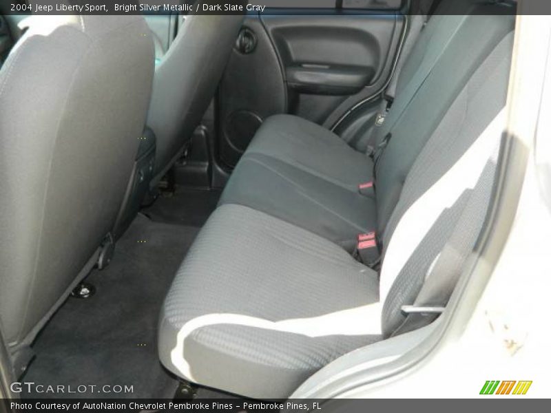 Bright Silver Metallic / Dark Slate Gray 2004 Jeep Liberty Sport