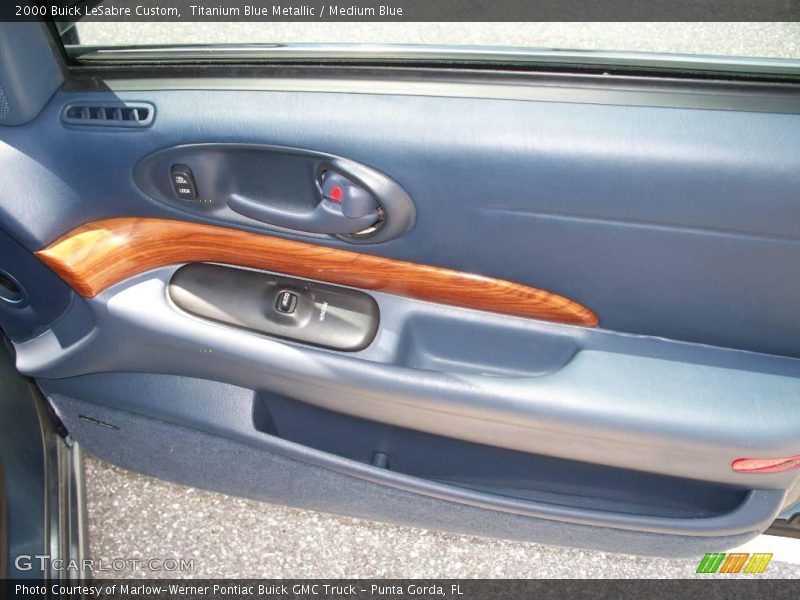 Titanium Blue Metallic / Medium Blue 2000 Buick LeSabre Custom