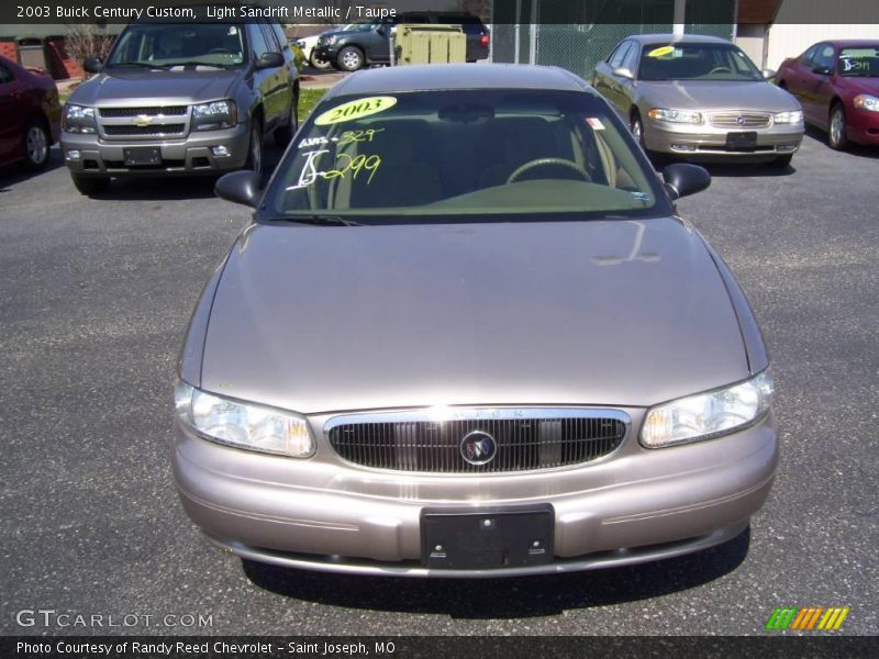 Light Sandrift Metallic / Taupe 2003 Buick Century Custom