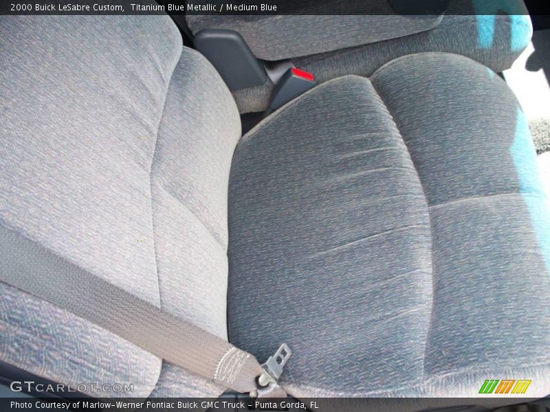 Titanium Blue Metallic / Medium Blue 2000 Buick LeSabre Custom