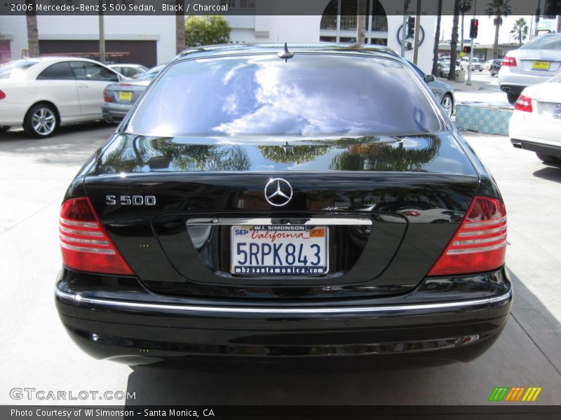Black / Charcoal 2006 Mercedes-Benz S 500 Sedan