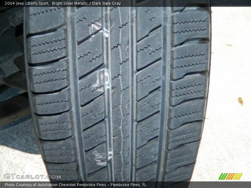 Bright Silver Metallic / Dark Slate Gray 2004 Jeep Liberty Sport