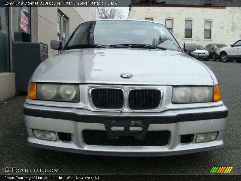Titanium Silver Metallic / Black 1999 BMW 3 Series 328i Coupe