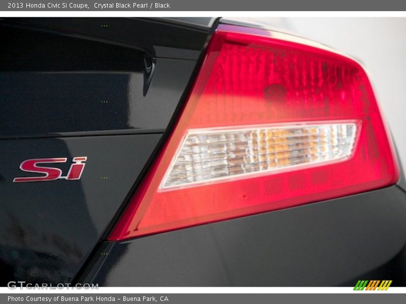 Crystal Black Pearl / Black 2013 Honda Civic Si Coupe