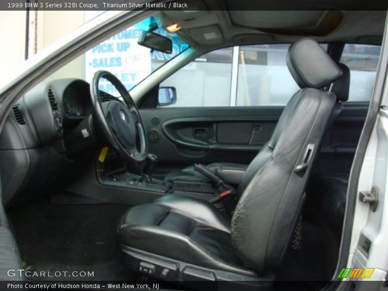 Titanium Silver Metallic / Black 1999 BMW 3 Series 328i Coupe