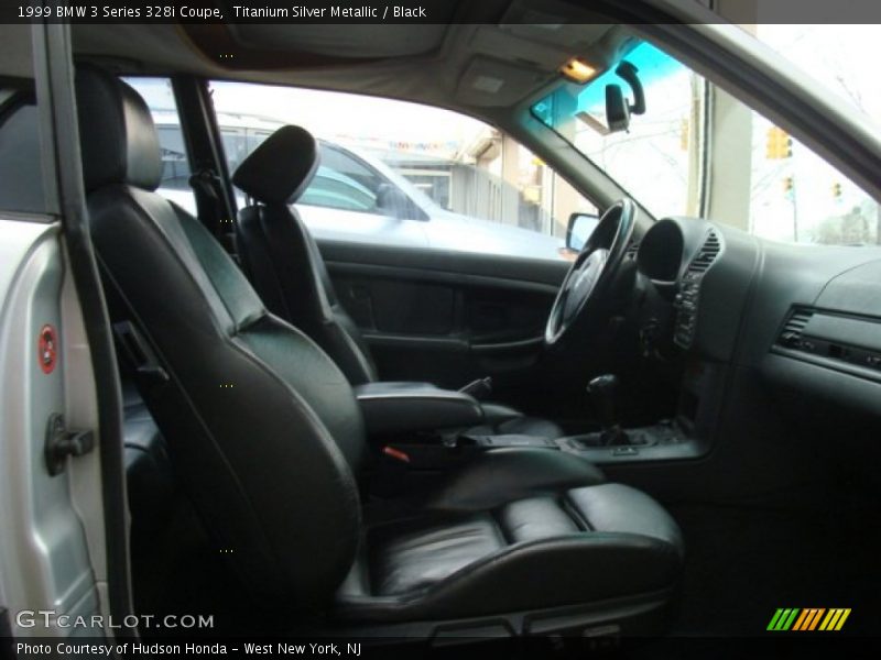 Titanium Silver Metallic / Black 1999 BMW 3 Series 328i Coupe