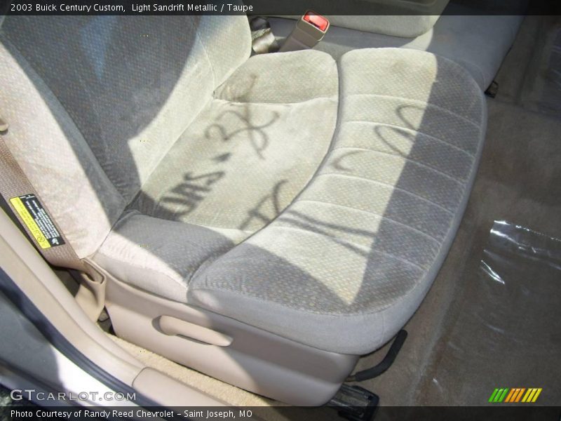 Light Sandrift Metallic / Taupe 2003 Buick Century Custom