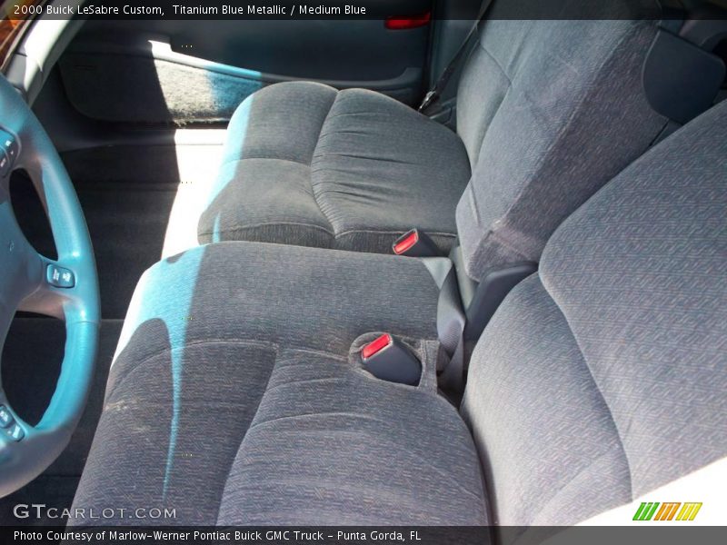 Titanium Blue Metallic / Medium Blue 2000 Buick LeSabre Custom