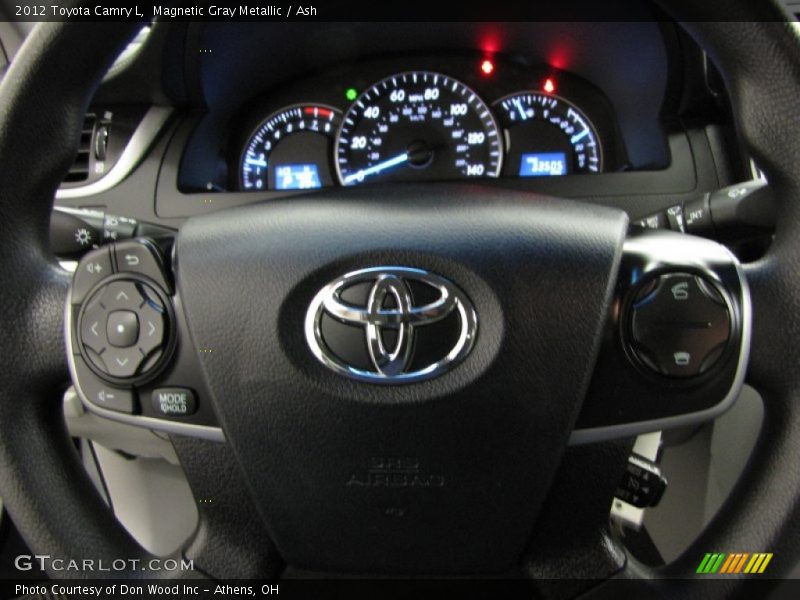 Magnetic Gray Metallic / Ash 2012 Toyota Camry L