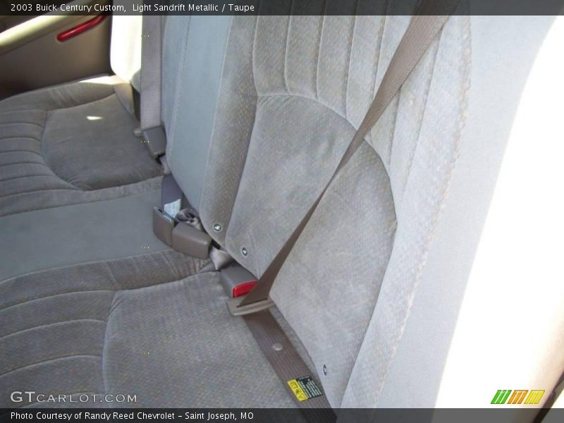 Light Sandrift Metallic / Taupe 2003 Buick Century Custom