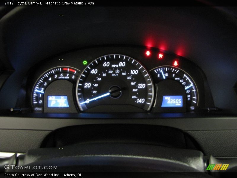 Magnetic Gray Metallic / Ash 2012 Toyota Camry L