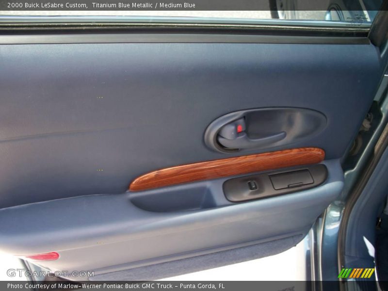 Titanium Blue Metallic / Medium Blue 2000 Buick LeSabre Custom