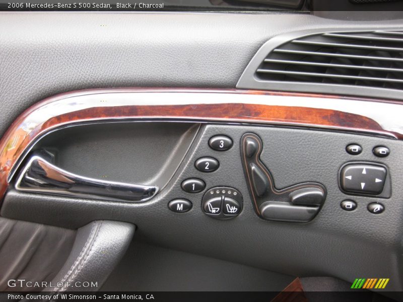 Controls of 2006 S 500 Sedan