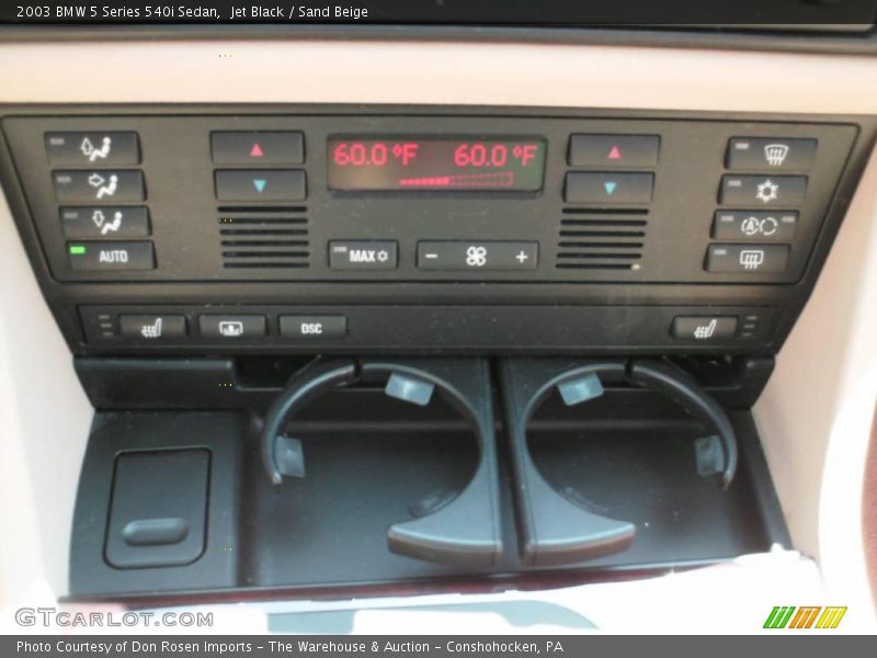 Jet Black / Sand Beige 2003 BMW 5 Series 540i Sedan