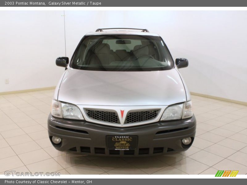 Galaxy Silver Metallic / Taupe 2003 Pontiac Montana