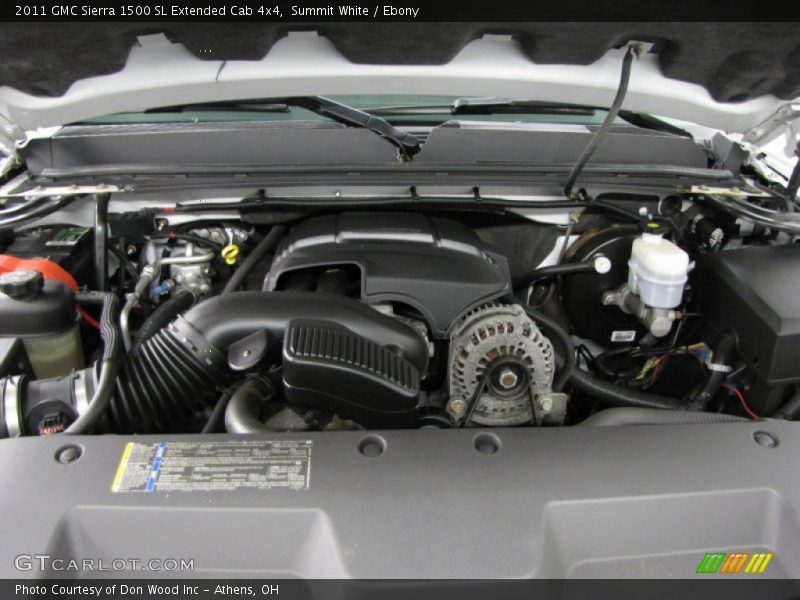 Summit White / Ebony 2011 GMC Sierra 1500 SL Extended Cab 4x4