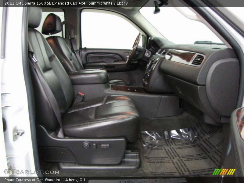 Summit White / Ebony 2011 GMC Sierra 1500 SL Extended Cab 4x4