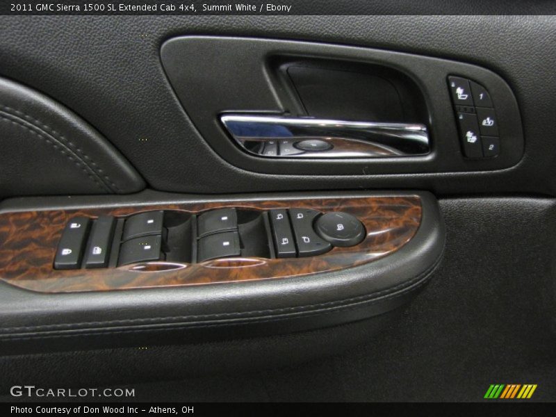 Summit White / Ebony 2011 GMC Sierra 1500 SL Extended Cab 4x4