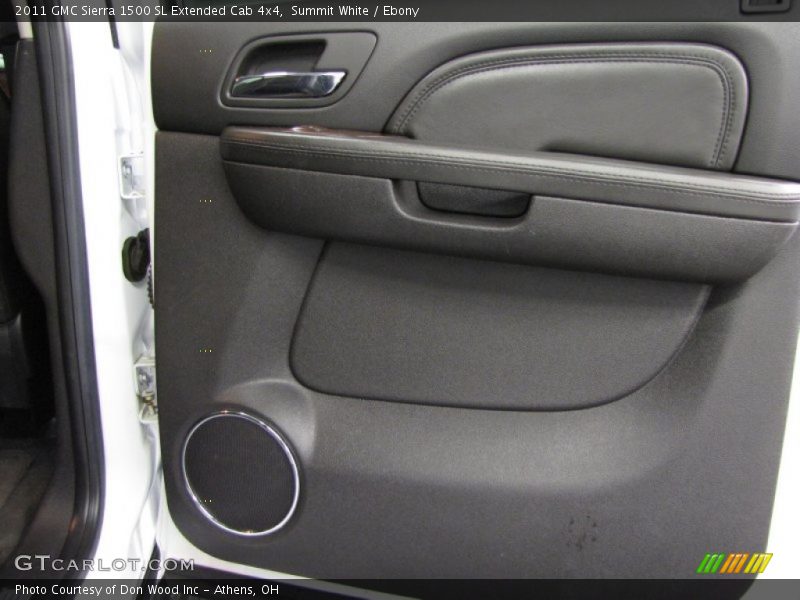 Summit White / Ebony 2011 GMC Sierra 1500 SL Extended Cab 4x4