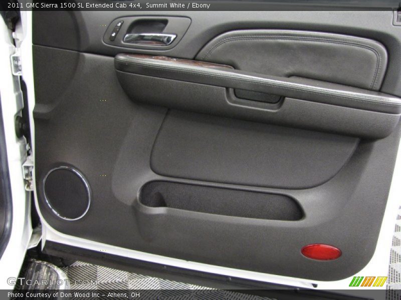 Summit White / Ebony 2011 GMC Sierra 1500 SL Extended Cab 4x4