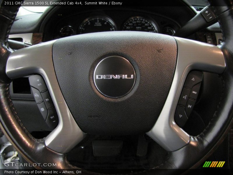 Summit White / Ebony 2011 GMC Sierra 1500 SL Extended Cab 4x4