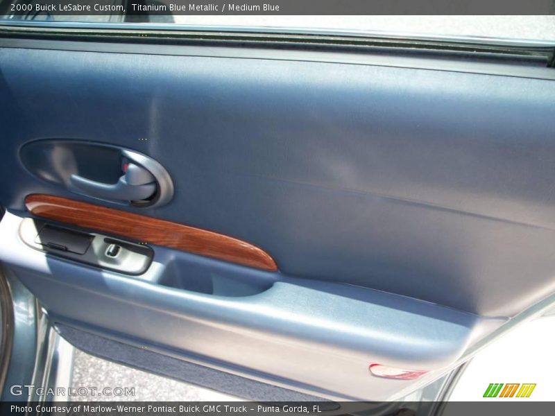 Titanium Blue Metallic / Medium Blue 2000 Buick LeSabre Custom