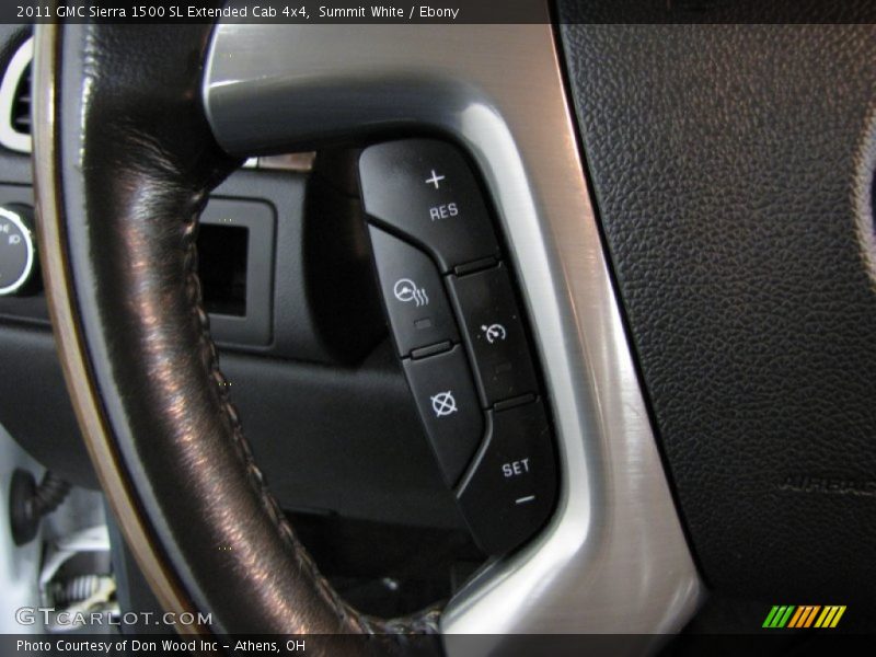 Summit White / Ebony 2011 GMC Sierra 1500 SL Extended Cab 4x4