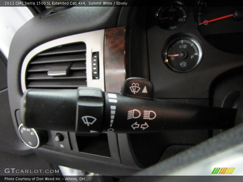 Summit White / Ebony 2011 GMC Sierra 1500 SL Extended Cab 4x4