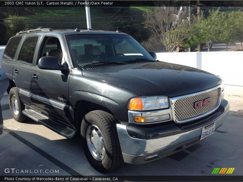 Carbon Metallic / Pewter/Dark Pewter 2003 GMC Yukon SLT