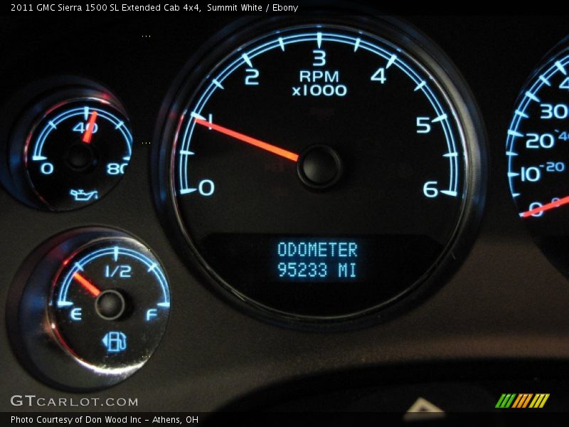 Summit White / Ebony 2011 GMC Sierra 1500 SL Extended Cab 4x4