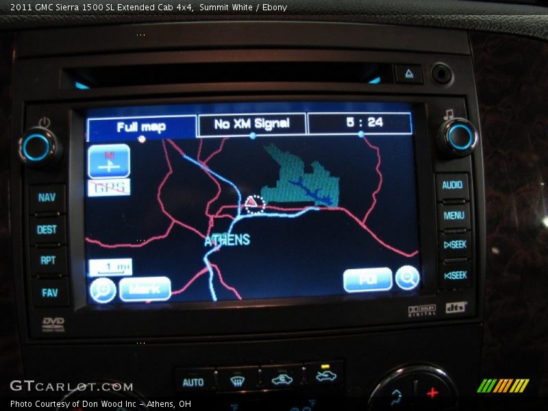 Summit White / Ebony 2011 GMC Sierra 1500 SL Extended Cab 4x4