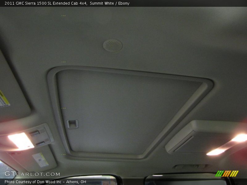 Summit White / Ebony 2011 GMC Sierra 1500 SL Extended Cab 4x4