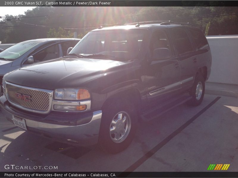Carbon Metallic / Pewter/Dark Pewter 2003 GMC Yukon SLT
