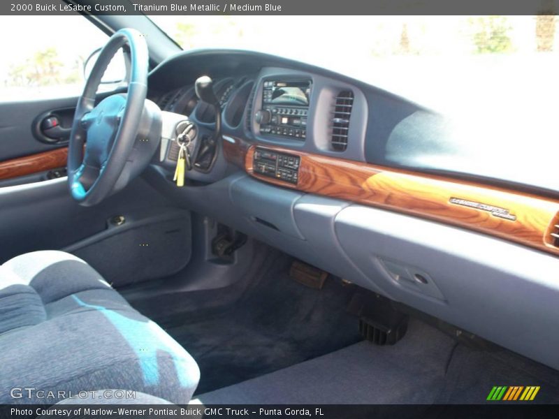 Titanium Blue Metallic / Medium Blue 2000 Buick LeSabre Custom