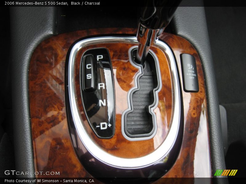  2006 S 500 Sedan 7 Speed Automatic Shifter