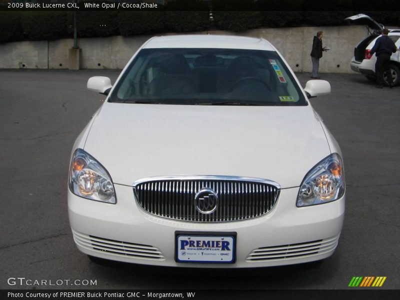 White Opal / Cocoa/Shale 2009 Buick Lucerne CXL