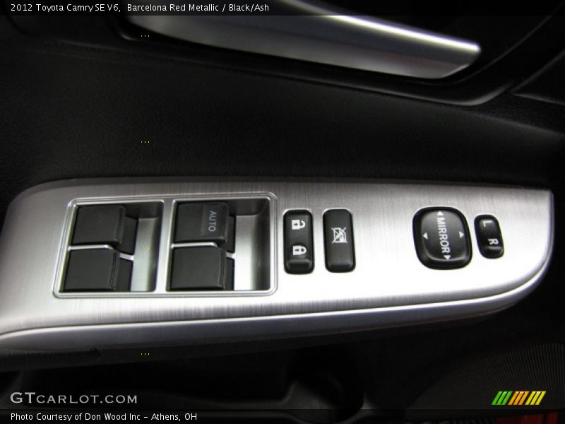 Barcelona Red Metallic / Black/Ash 2012 Toyota Camry SE V6