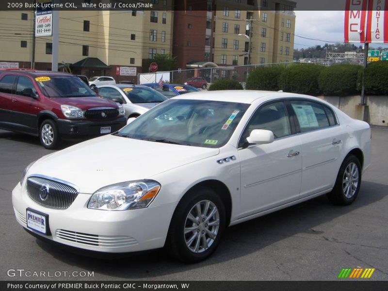 White Opal / Cocoa/Shale 2009 Buick Lucerne CXL