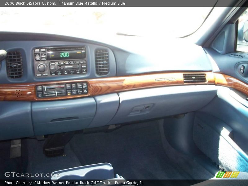 Titanium Blue Metallic / Medium Blue 2000 Buick LeSabre Custom