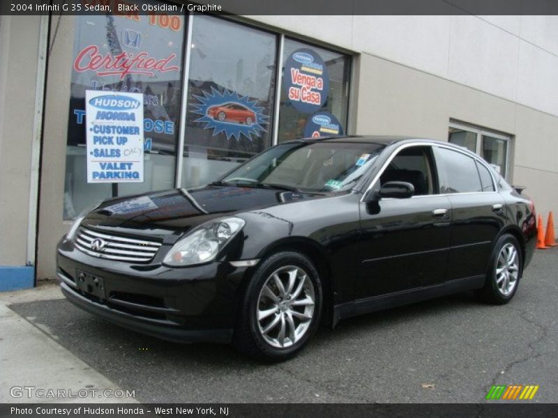 Black Obsidian / Graphite 2004 Infiniti G 35 Sedan