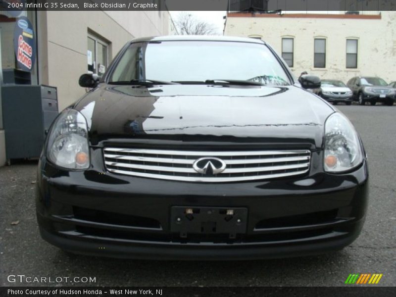 Black Obsidian / Graphite 2004 Infiniti G 35 Sedan