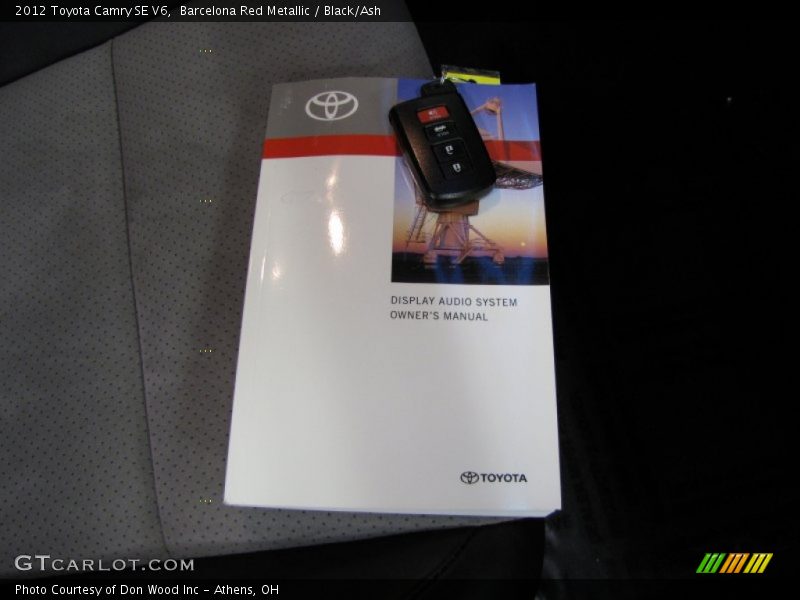 Barcelona Red Metallic / Black/Ash 2012 Toyota Camry SE V6