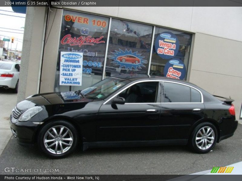 Black Obsidian / Graphite 2004 Infiniti G 35 Sedan