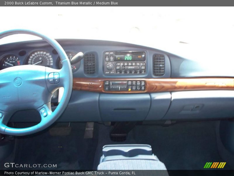 Titanium Blue Metallic / Medium Blue 2000 Buick LeSabre Custom