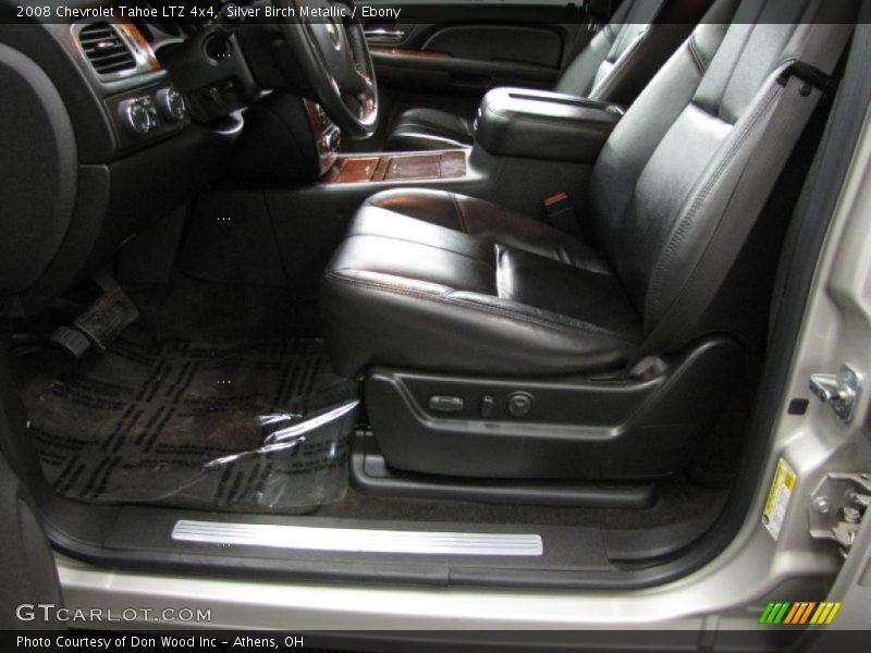Silver Birch Metallic / Ebony 2008 Chevrolet Tahoe LTZ 4x4