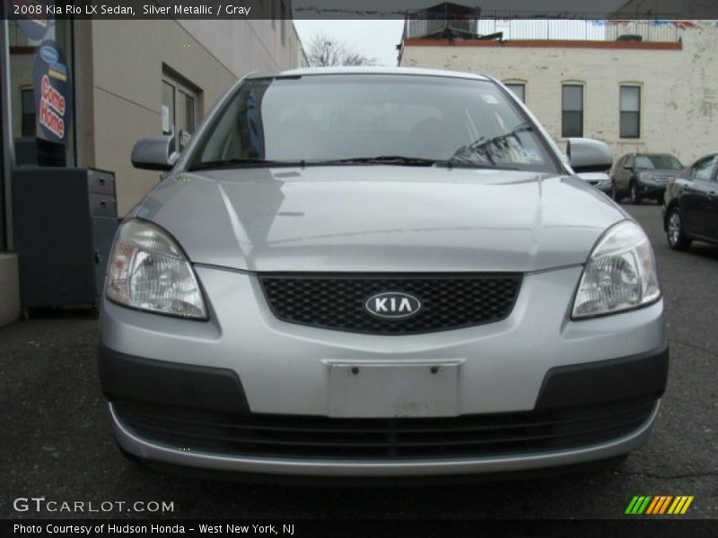 Silver Metallic / Gray 2008 Kia Rio LX Sedan