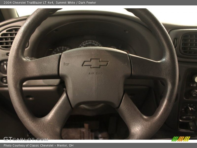 Summit White / Dark Pewter 2004 Chevrolet TrailBlazer LT 4x4