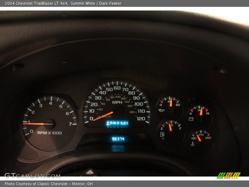 Summit White / Dark Pewter 2004 Chevrolet TrailBlazer LT 4x4
