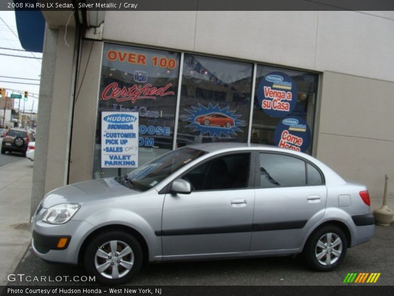 Silver Metallic / Gray 2008 Kia Rio LX Sedan